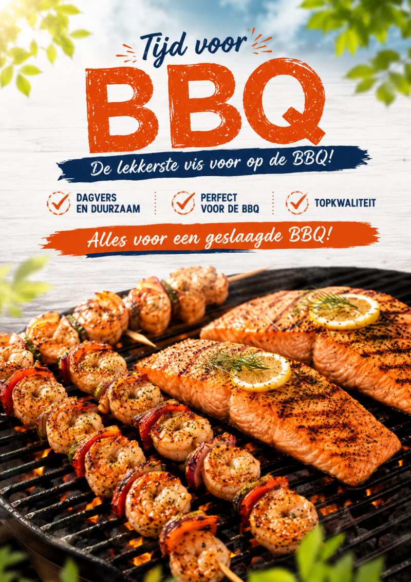 Heerlijke vis op de BBQ